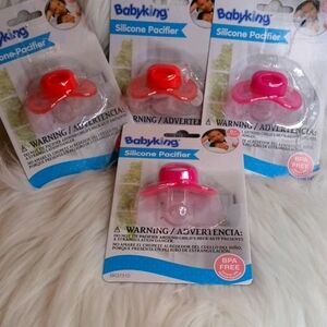 Babyking silicone pacifier 4 packs